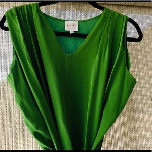 Anthropologie * size 2 * 100% Silk * Green dress